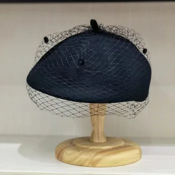 Moda Japonia Toamna Iarna Nou Plasă De Decor Fedora Hat Pentru Femei Elegante Bereta De Dovleac Lână Viziere Designer Berete Pălărie De Fetru