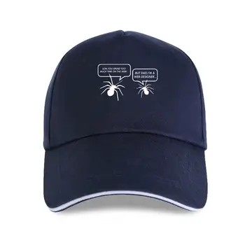 noua pac pălărie Programator Oameni Amuzant Im Un Web Designer Bumbac Gât Moda Șapcă de Baseball Spider Design Grafic Topuri