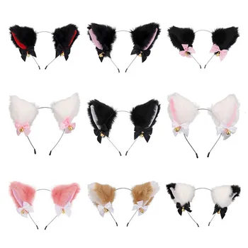 29 Culori Desene Animate Urechi De Pisică Hairband Pălării De Blană Ureche Cat De Cosplay Cap Trupa Noapte De Petrecere Club Bar Decora Benzi