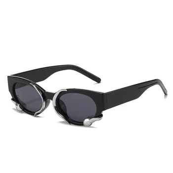 2022 Noua Moda Ochi de Pisică ochelari de Soare Femei Perla Decorare Cadru Degradeuri Colorate Lentile de Epocă Trend Produs Ochelari de UV400