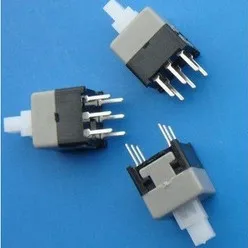 Transport gratuit 50pcs 8,5 mm x 8.5 mm Împinge Tactile Putere Micro-Comutatorul Auto lock buton On/off+vânzare Fierbinte