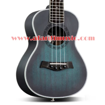 23 inch 4 siruri de caractere Afanti Vis Albastru stil ukulele (AUK-160)