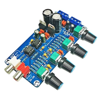 Amplificator NE5532 Preamp Preamplificator de Volum de Control Ton Terminat de Bord Dual AC 12V - 18V Amplificator Audio de Putere de Bord