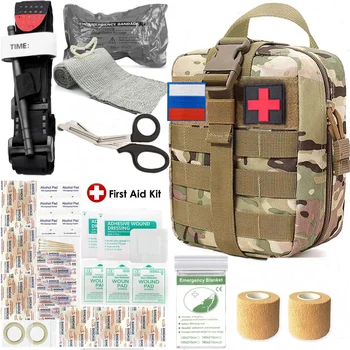 Supraviețuire de urgență Trusa de Prim Ajutor Militar Tactic Admin Husă EMT Bug Out Bag Echipament de Camping Tactice Molle IFAK EMT pentru Trauma