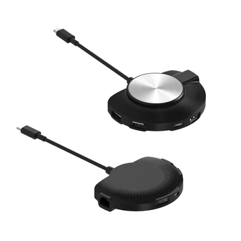 TELEVIZOR portabil Convertor Adaptor LAN Dongle pentru Abur Pentru Punte/Întrerupător OLED/Întrerupător Stație de Andocare USB-C La 4K Compatibil HDMI