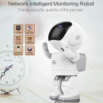 Astronaut Robot WIFI Camera IP P2P CCTV Cam Baby Monitor Siguranta de Supraveghere HD H. 2641080P Lentila IR Viziune de Noapte pentru Android IOS