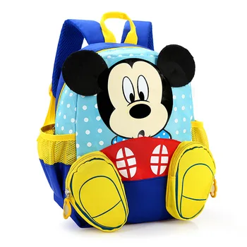 Desene animate Disney pentru Copii ghiozdanul Mickey Mouse Minnie Anime Kawaii Imprimare Rucsac Drăguț Geanta de Voiaj Cadou de Ziua de nastere
