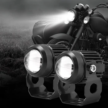 2 Pachet de CONDUS Motocicleta Lumini de Conducere Aux Reflectoarelor Compatibil Forjeep E-Bike Tractor Camion ATV-UTV SUV Barca Etc