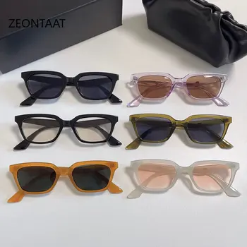 Cateye ochelari de Soare pentru Barbati/Femei Pătrat Mic Epocă de Conducere Ochelari de Soare de Vară în aer liber Uv400 Culoare Portocalie Gafas De Sol Mujer