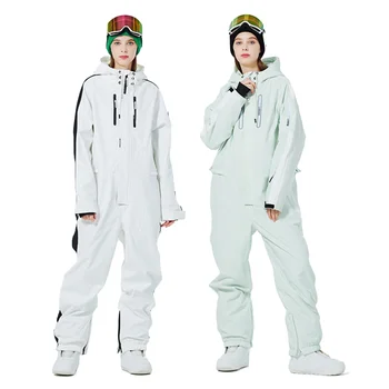 2022 Nou de Lux Snowboard Salopeta Bărbați Femei Iarna Cald Salopete de SCHI Windproof Impermeabil Respirabil Schi Costum de sex Feminin de sex Masculin