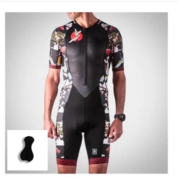 En-gros de Bărbați' Tri de Îmbrăcăminte Personalizate Profesionale de Biciclete de Triatlon Costume Salopeta, Maneci Scurte Făcut 2021 În China Fabricarea