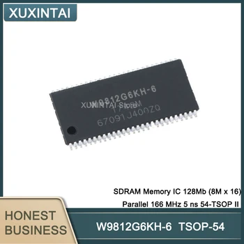 10buc/Lot W9812G6KH-6 W9812G SDRAM Memorie IC 128Mb (8M x 16) Paralel 166 MHz 5 ns 54-TSOP II