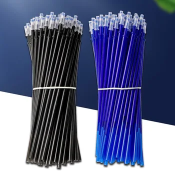 100buc/Lot 0,5 Mm Pix cu Gel Erasable Pen Refill Rod Set Albastru Negru de Cerneală Shool Lavabil Mâner Scris de Papetărie