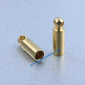 Bijuterii Accesorii Prime Alamă capac de sertizare margele capac end margele capace pentru laether cablu 3*9.5 mm