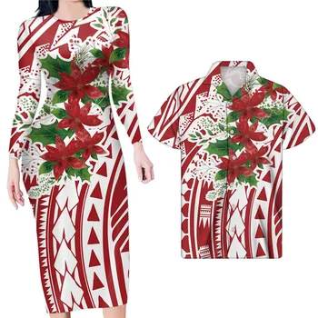 Vintage Câteva Haine Pentru Anul Nou Polineziene Design Tribal Petrecere De Nunta Elegant Tricouri Rochie Sexy Bodycon Femei Maxi Rochie