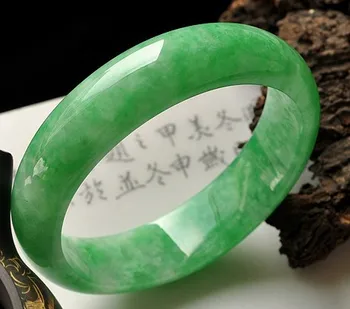 zheru bijuterii naturale Myanmar jadeit 54-64mm verde brățară elegantă prințesă de bijuterii cel mai frumos cadou