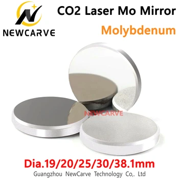 De înaltă reflectivitate Mo Laser CO2 Diametrul Oglinzii 19/20/25/30/38.1 mm 1/3pcs Molibden Oglindă Pentru Laser CO2 Mașină NEWCARVE