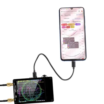 Actualizat Rețea Vector Antena Analizor MF HF VHF UHF cu Coajă Sloturi pentru Carduri SD