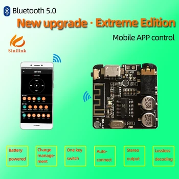 XY-ABT Amplificator de Putere Bordul Modulului compatibil Bluetooth Audio Receiver Module MP3 Decoder Bord BLE5.0 AUX ABT DIY