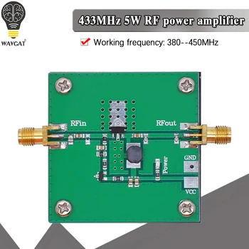 433MHz RF Amplificator de 5W pentru 380-450MHz de la Distanță fără Fir Transmițător