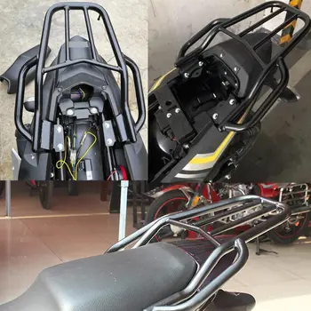 Motociclete Negre Spate din Oțel Inoxidabil Diametrul de Călătorie Rack Rafturi Depozitare Rack pentru Yamaha Fazer 250