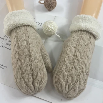 Noi Drăguț Confortabil Fete Manusi Pentru Femei De Moda De Iarnă Rece Cald Mână Deget Mănuși De Iarna Pentru Femeie Mănuși Cu Un Deget Mănuși