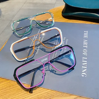 Copii ochelari de Soare Baieti si Fete de Imprimare ochelari de Soare pentru Copii Podium de Moda Ochelari de Exterior Mari, Ochelari Cadru Drăguț