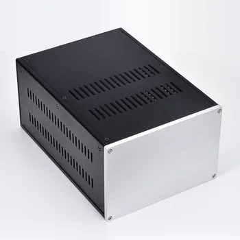 Noul Amplificator de Caz Șasiu din Aluminiu Alimentare cu Energie caz DIY Proiect AMP W221 H150 L311
