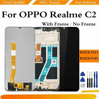 LCD Pentru OPPO Realme C2 RMX1941 RMX1945 Display LCD Touch Screen Digitizer Asamblare Cu Cadru Pentru OPPO A1K CPH1923 Display