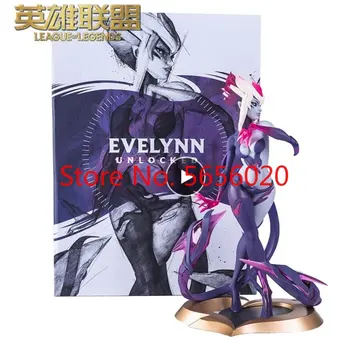 League of Legends Evelynn Mediu Sculptura Agonie Îmbrățișarea Anime Cifre Jucării Joc Cadouri de Periferie Colecție Pvc Modelul de Acțiune