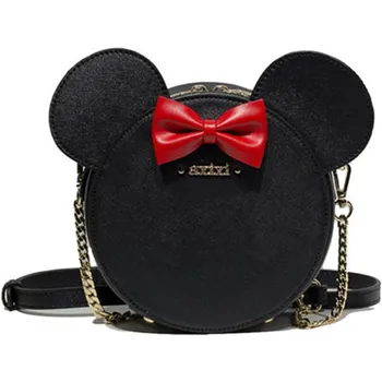 Desene animate Disney Mickey mouse lady genți de mână pu geantă fata saci de umăr meaaenger moda femei geanta cadou Creativ sac