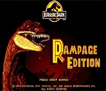 Jurassic Park Rampage Ediție de 16 biți MD Carte de Joc Pentru Sega Mega Drive Pentru Genesis