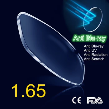 Lumina Albastra Anti-Blocare 1.56 baza de Prescriptie medicala CR-39 Rășină Asferice Lentile pentru Ochelari Miopie Hipermetropie Prezbiopie Obiectiv