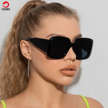 Europene și Americane retro mare cadru pătrat Femei ochelari de soare moda de sex feminin stradă fotografiere ochelari de soare de sex masculin ochelari de soare s21138