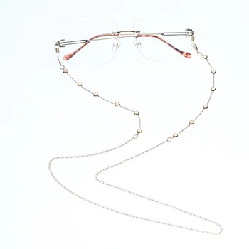2020 Moda Chic Simplu de Aur de Culoare Margele Inimă Ochelari de Citit Lanț de Ochelari Cablul de Titular Curea Curea ochelari de soare accesorii