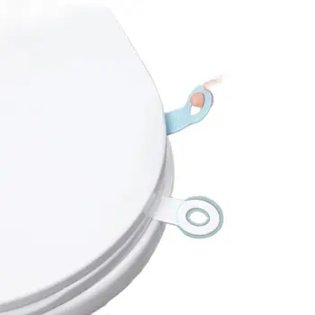 2 buc Portabil, Scaun de Toaletă Stivuitoare ventuza capac mâner Moale lipici apuca suport bar Pentru a Călători WC sănătate Accesorii de Baie