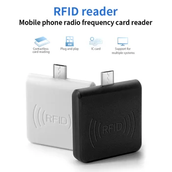 transport gratuit RFID telefon mobil RF card reader, cititor de carduri contactless de înaltă frecvență m1 13.56 MHZ 14443A IC card reader