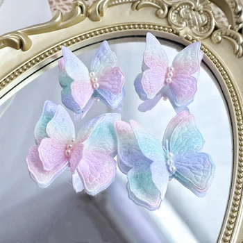 4 Buc Fluture Tort Fân Acasă DIY Decorare de Simulare Gol Fluturi Tort Fân Petrecerea de Nunta Tort Fân