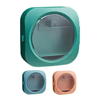 Cosmetice Box Punch-free Montare pe Perete ABS Baia Mare Capacitate Cosmetice Suport pentru Punch-acces liber la Raft Home Accesorii Baie