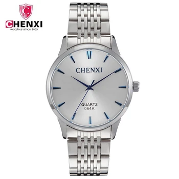 2018 Noi CHENXI Ceasuri Barbati Brand de Lux Fierbinte de Afaceri de Design Sport Încheietura ceasuri pentru Bărbați Cuarț Bărbați plini Ceas din Oțel