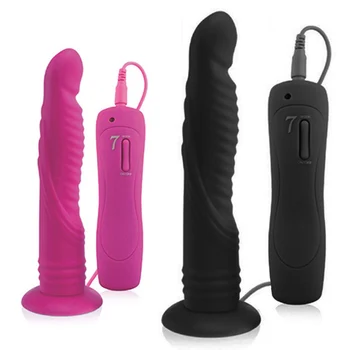7 Viteze Realiste Mare Dildo Vibrator Pentru Femei Curea Silicon Pe Mare Dildo Cu Ventuza Anale, Vibratoare, Butt Plug Adult Jucarii Sexuale