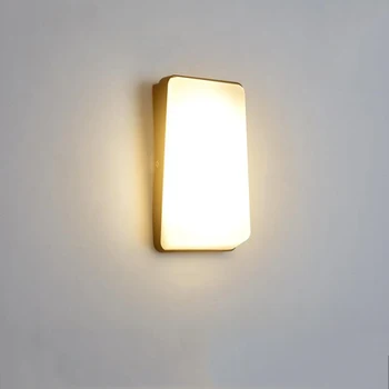 Interior baie în aer liber, simplu, modern LED 10W lampă de perete impermeabil super-luminos curte ușă lampă