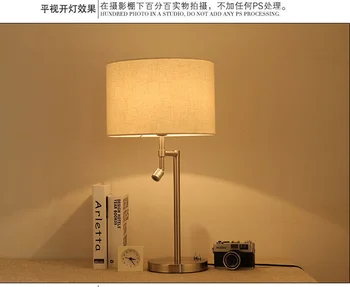 Lampa de birou noptiera dormitor modern, living lampa de birou simplu Europene cameră de hotel de lux de îngrijire a ochilor lectură lampă de masă