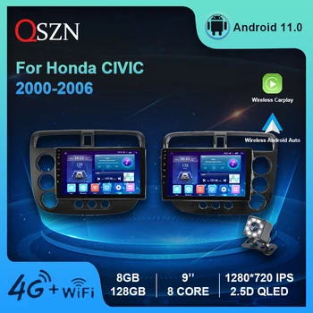 Android 11 4G WIFI DSP Radio Auto Pentru Honda Civic 2000-2006 Multimedia Player Video de Navigare GPS IPS Cu Carplay+Auto 8+128G