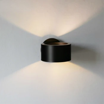 Nordic a Condus Lampă de Perete Camera de zi LED corp de Iluminat Culoar Tranșee de Perete Dormitor LED Lumini de Perete Auriu/Negru Culoare