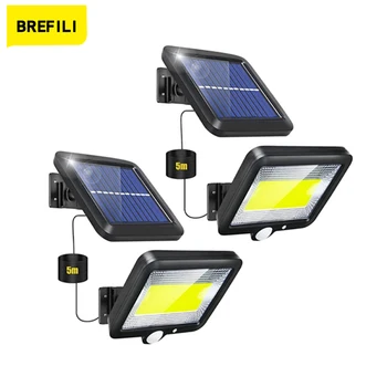 În aer liber, PIR Senzor de Mișcare Solare LED COB Lampă de Perete Impermeabil de Urgență Street Lampă de Securitate Pentru Gradina
