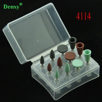 Denxy 12buc/mult #4114 Dentare Freze de Diamant Nou Amalgam/Metal Lustruit RA Set Lustruire Kit grosier, mediu, fin