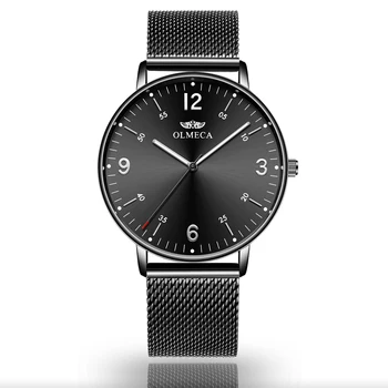 Reloj Hombre 2019 Brand de Lux Ceas Barbati Ultra Subțire Plasă Curea Cuarț ceas de mână Moda Impermeabil Relogio Masculino