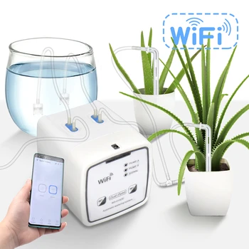 Pompa dubla de Domiciliu wi-fi Mobile APP de Control de Udare a Plantelor Dispozitiv Automat de Floare Sistem de Irigare Instalație de Sprinklere Instrument de Gradina