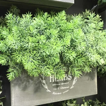6pcs artificială coral iarba de acasă decorare diy de crăciun coroană de pin fals plante verzi grămadă